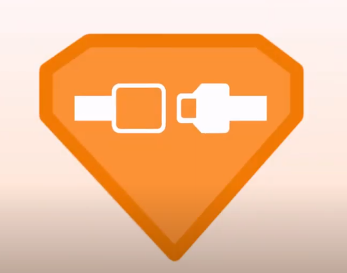 Nosso super-herói, o cinto de segurança!