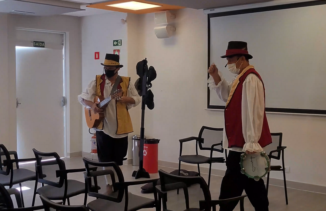 Esquete teatral é atração para alunos de escolas públicas no Memorial da Segurança